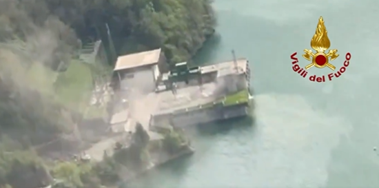 Explozie la o hidrocentrală din Italia, în apropiere de Bologna. Patru persoane au murit, cinci sunt date dispărute