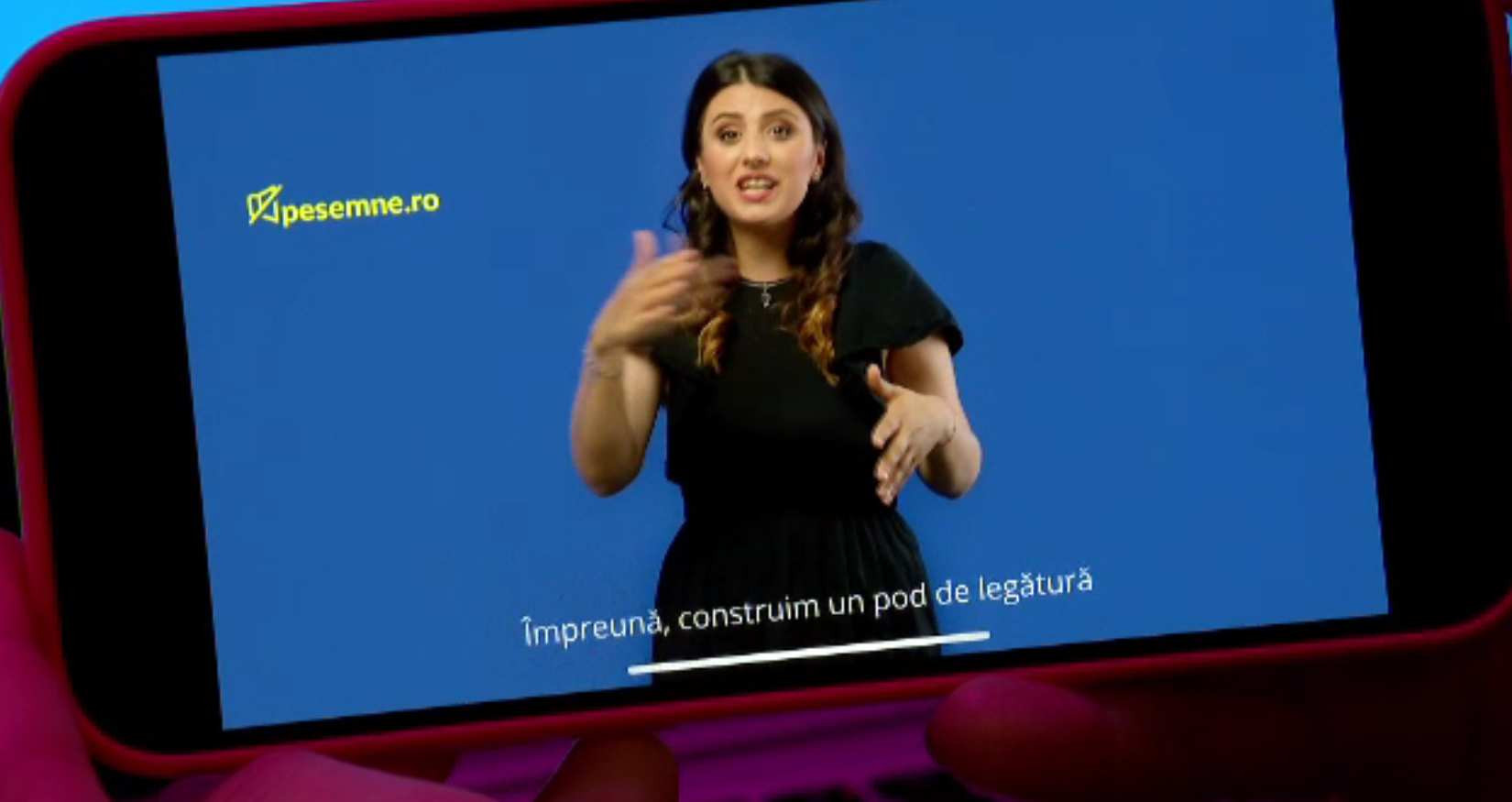Aplicația săptămânii este pesemne.ro.Te învață cum să comunici cu persoanele hipoacuzice