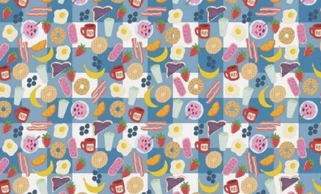 Doar persoanele cu un „IQ ridicat” pot vedea, în doar 11 secunde, felia de pizza ascunsă în această iluzie optică