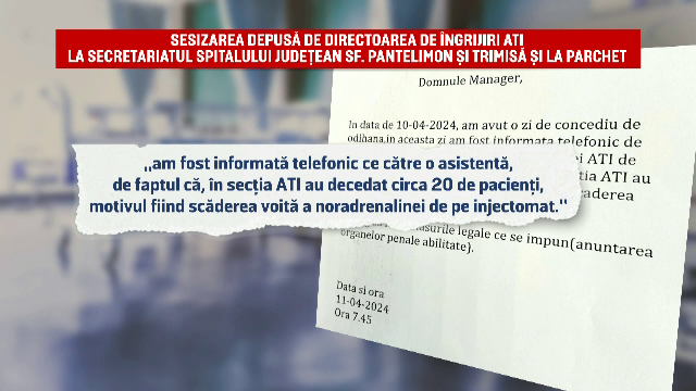 Societatea de Anestezie și Terapie Intensivă are deja verdictul în cazul de la Sf. Pantelimon: „NU poate fi vorba de crimă”