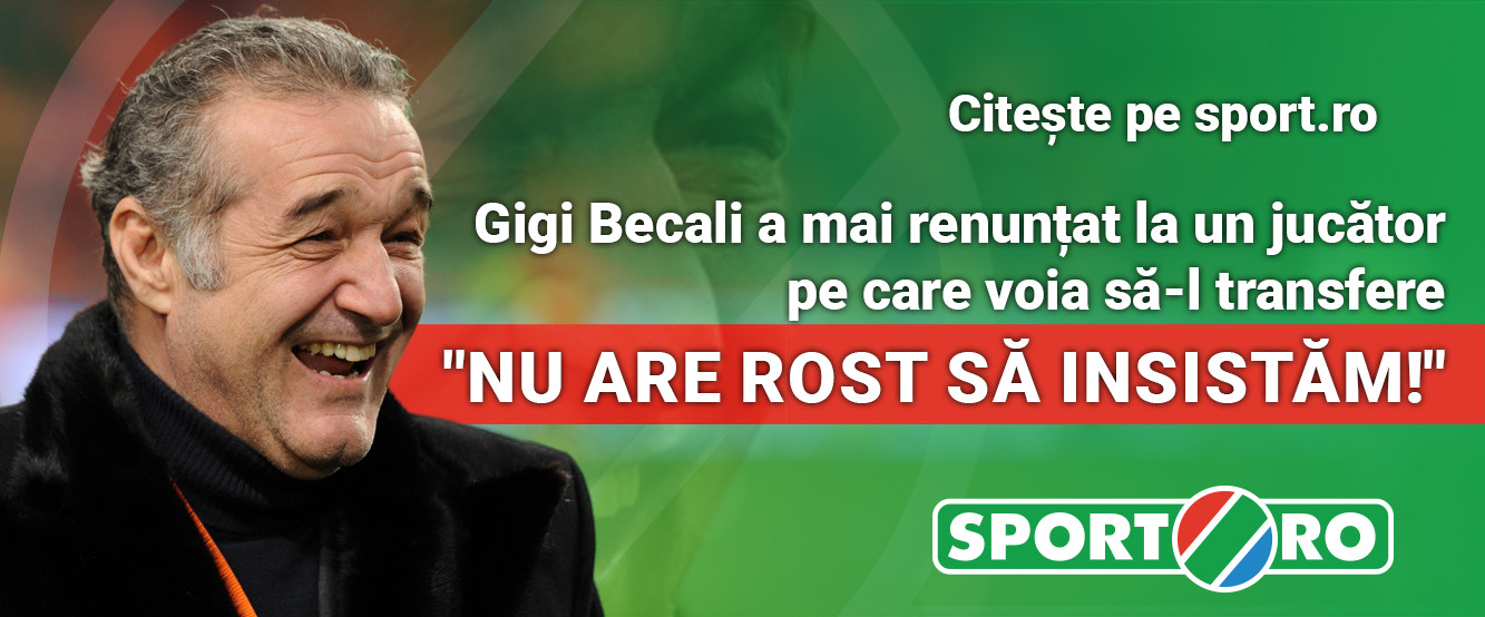 Gigi Becali a mai renunțat la un jucător