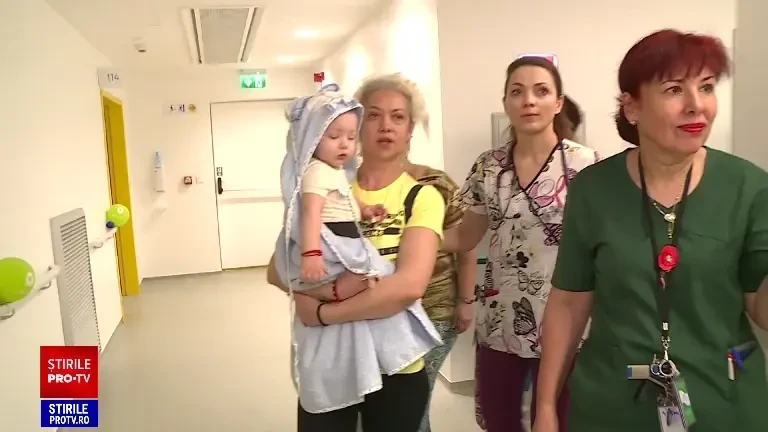 Noua secție de oncologie pediatrică a spitalului Marie Curie a fost inaugurată. Primul pacient a intrat într-un salon nou