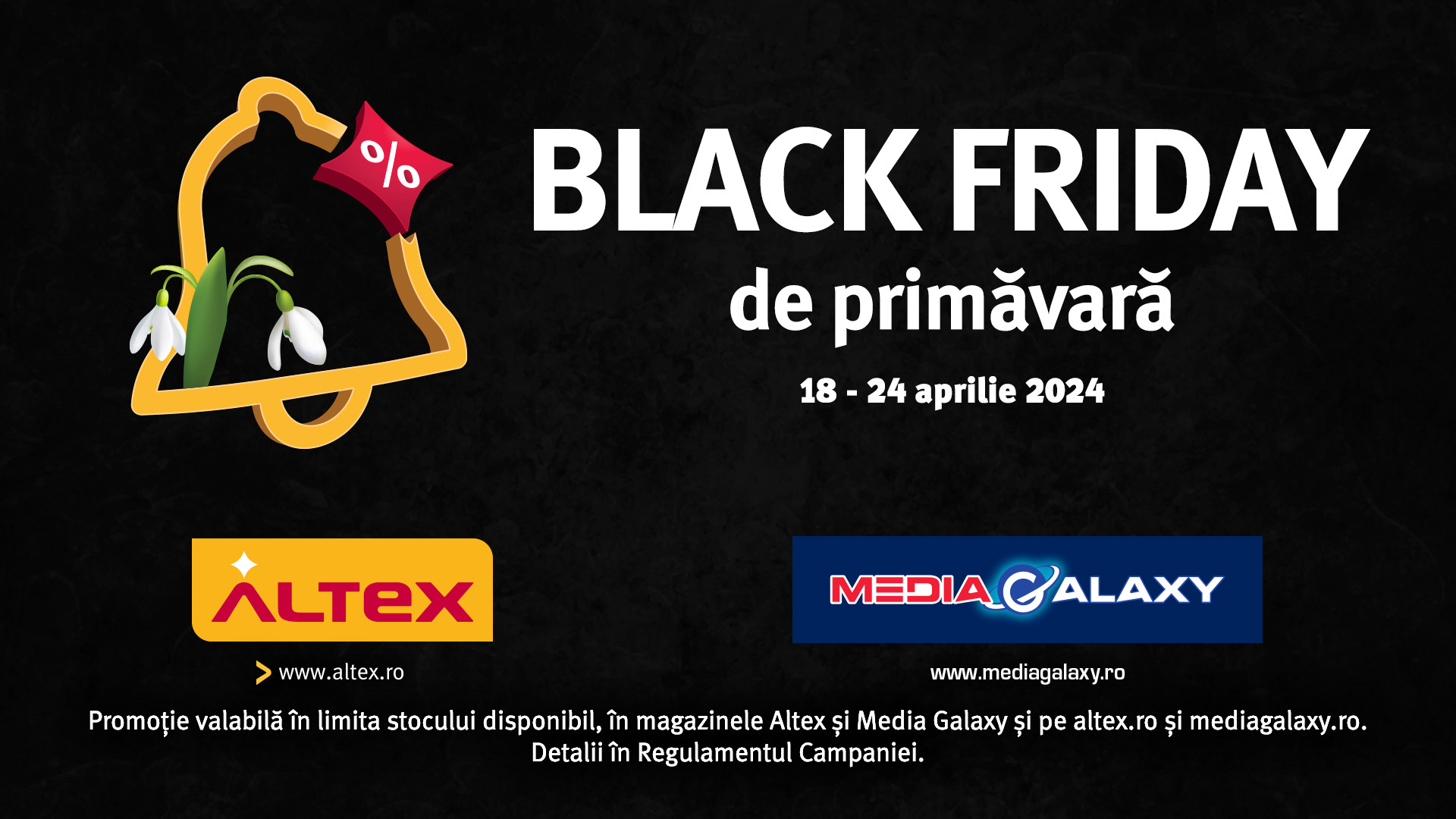 (P) Altex dă startul campaniei Black Friday de primavara