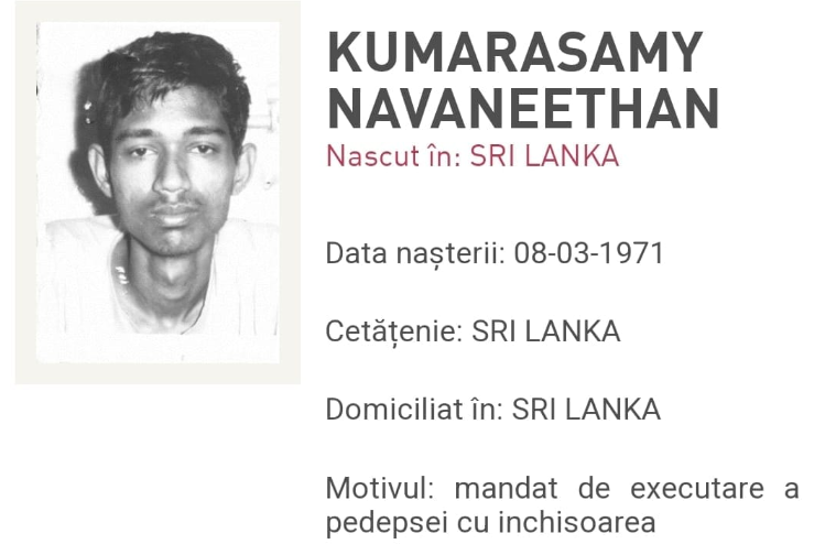 Srilankezul condamnat pentru „crima din Lacul Morii” a fost adus în România. A fost prins după 32 de ani, în Germania