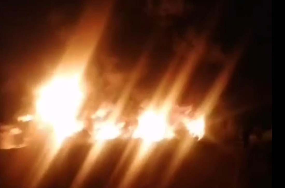 Atac puternic al forțelor ucrainene pe teritoriul Rusiei. Instalațiile energetice din regiunea Smolensk, în flăcări. VIDEO