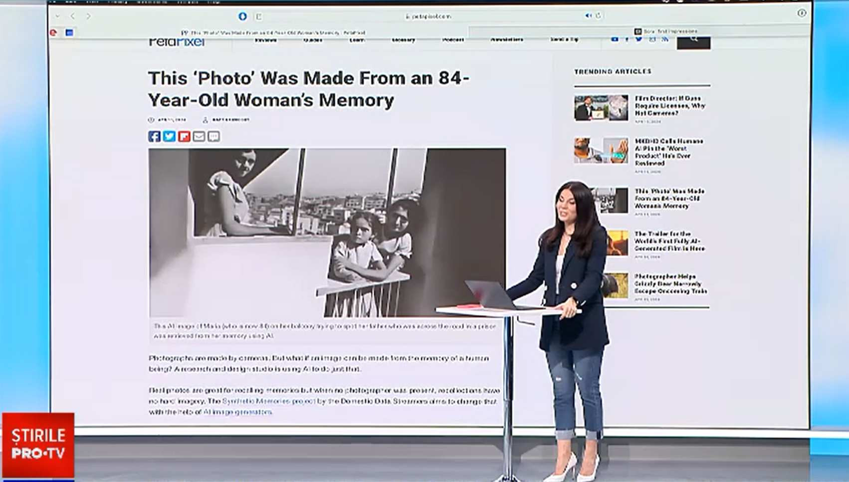 Imagini create de AI pornind de la amintiri vechi de zeci de ani. Cum a decurs experimentul