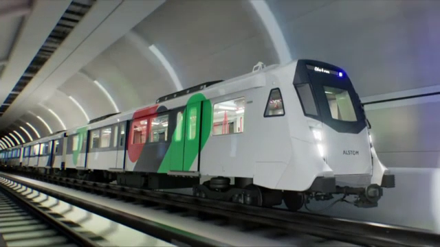Primul nou tren de metrou pentru magistrala 5 a ajuns la București. Are 6 vagoane și o capacitate de 1.200 de pasageri