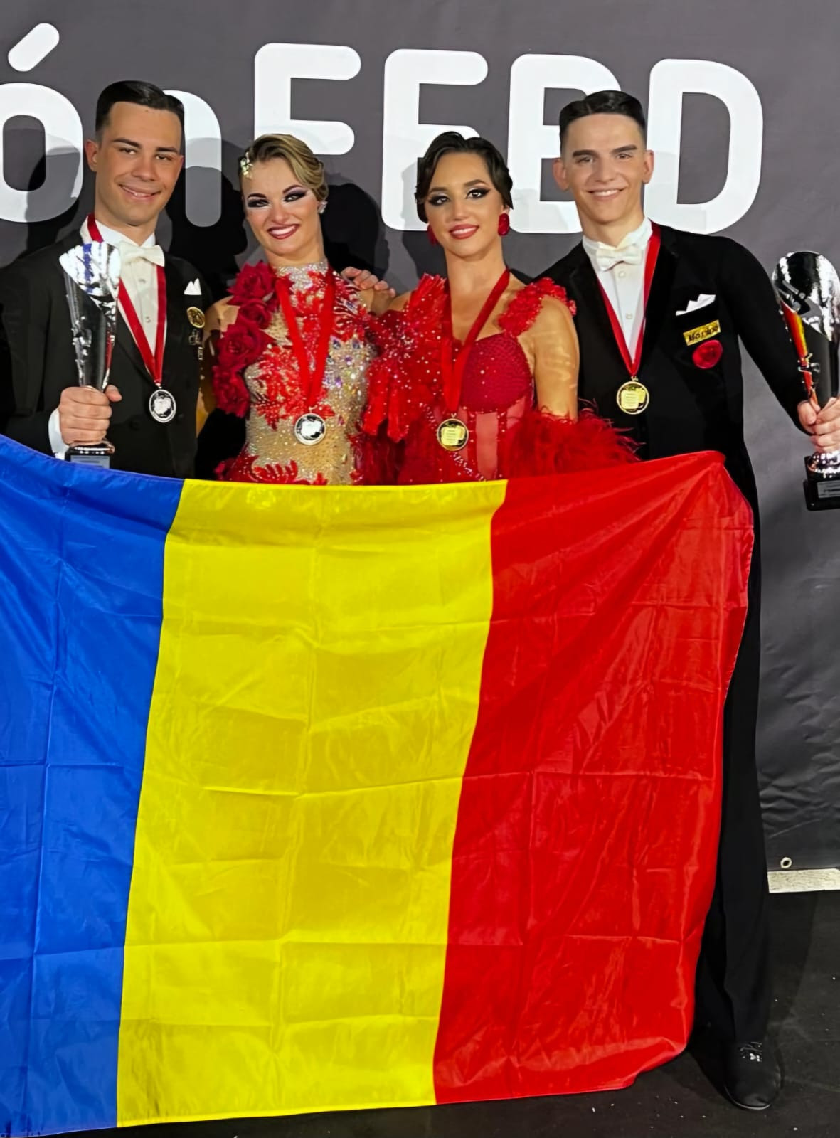 Aur și argint pentru România la Campionatul Mondial de Dans Sportiv din China