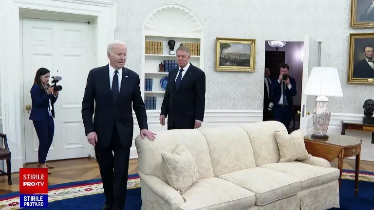 Joe Biden i-a mulțumit lui Klaus Iohannis la Casa Albă: ”Ați depășit orice așteptări”