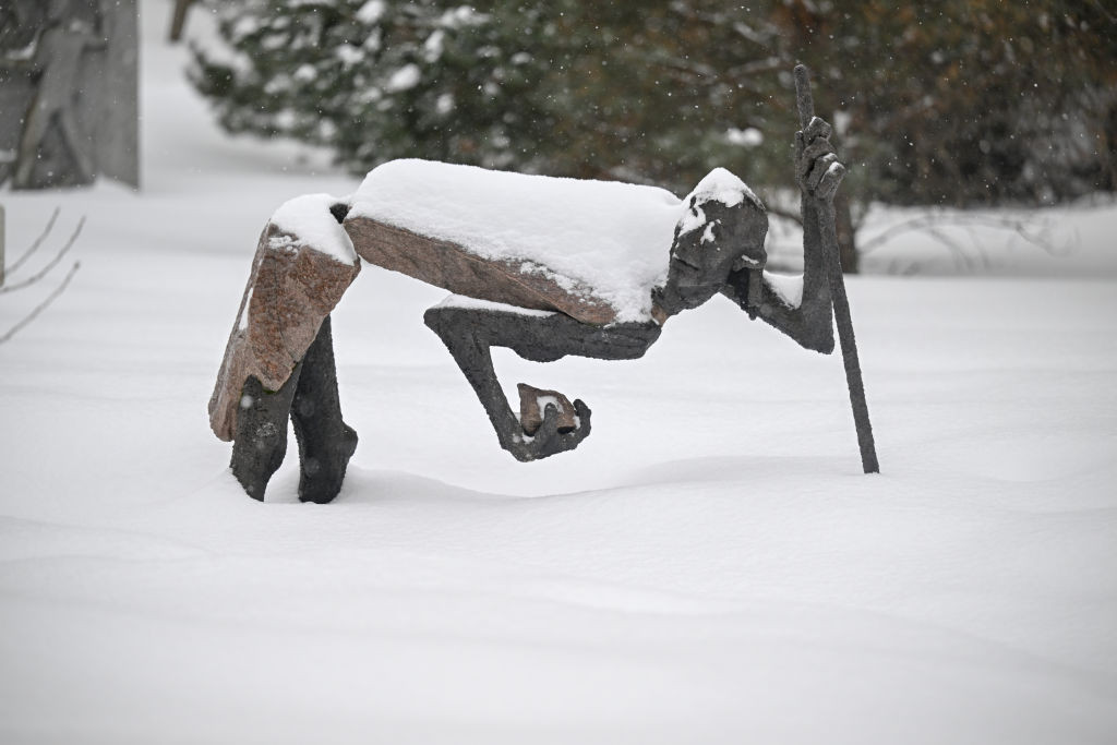 A nins la Moscova, unde se înregistrează cele mai scăzute temperaturi din ultimii 25 de ani. GALERIE FOTO