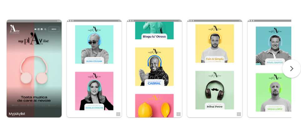 Aplicația care redă playlist-ul vedetelor, creată de Andreea Esca. Cum funcționează MyplAylist