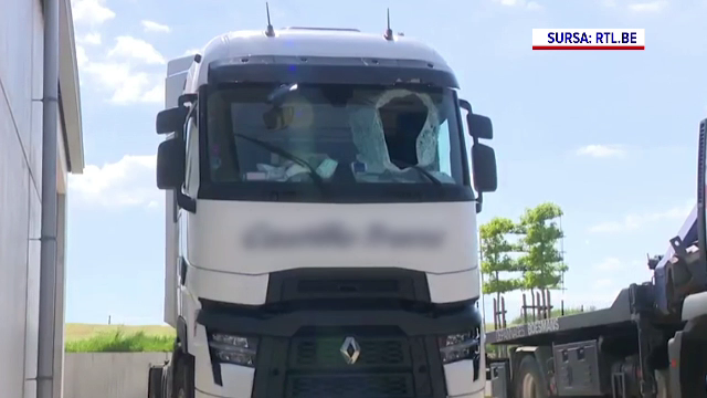 Caz șocant în Belgia. Un șofer român a fost ucis de un grilaj de canal, aruncat de pe un pod, în timp ce conducea