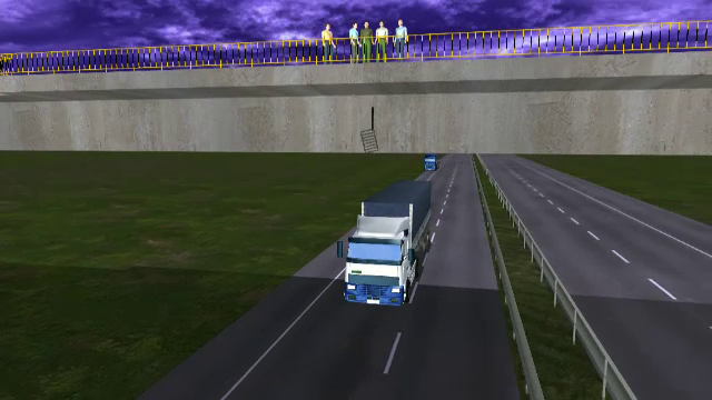 ANIMAȚIE GRAFICĂ. Cum a murit șoferul român de TIR, în Belgia, lovit de un capac de canal aruncat de niște tineri drogați