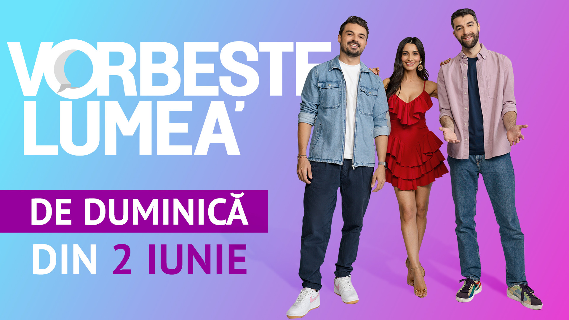 Vorbește lumea de duminică... și distracția este garantată la final de săptămână! În curând, la PRO TV!