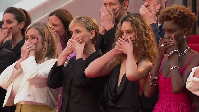 Proteste la Festivalul de Film de la Cannes, dedicate mișcării #MeToo. Gestul făcut de actori la premiera scurtmetrajului