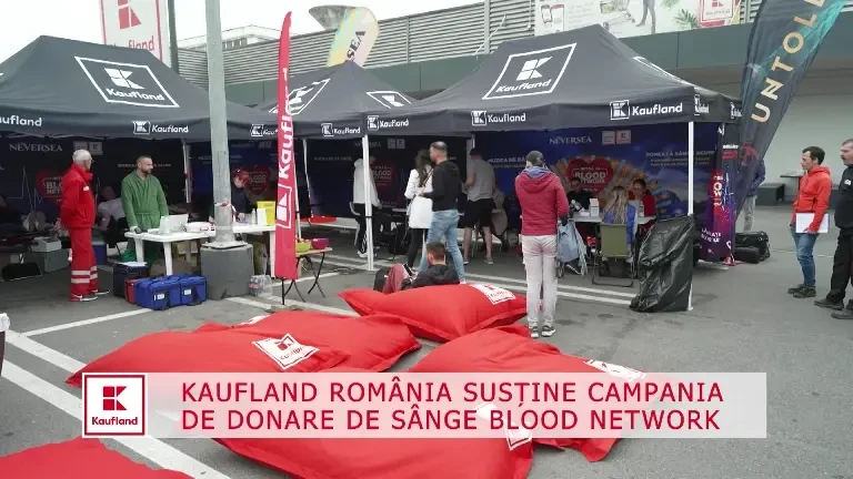 (P) Kaufland România susține campania de donare de sânge Blood Network