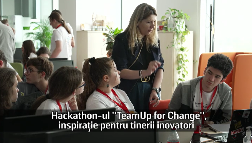 (P) Hackaton-ul „TeamUp for Change”, inspirație pentru tinerii inovatori