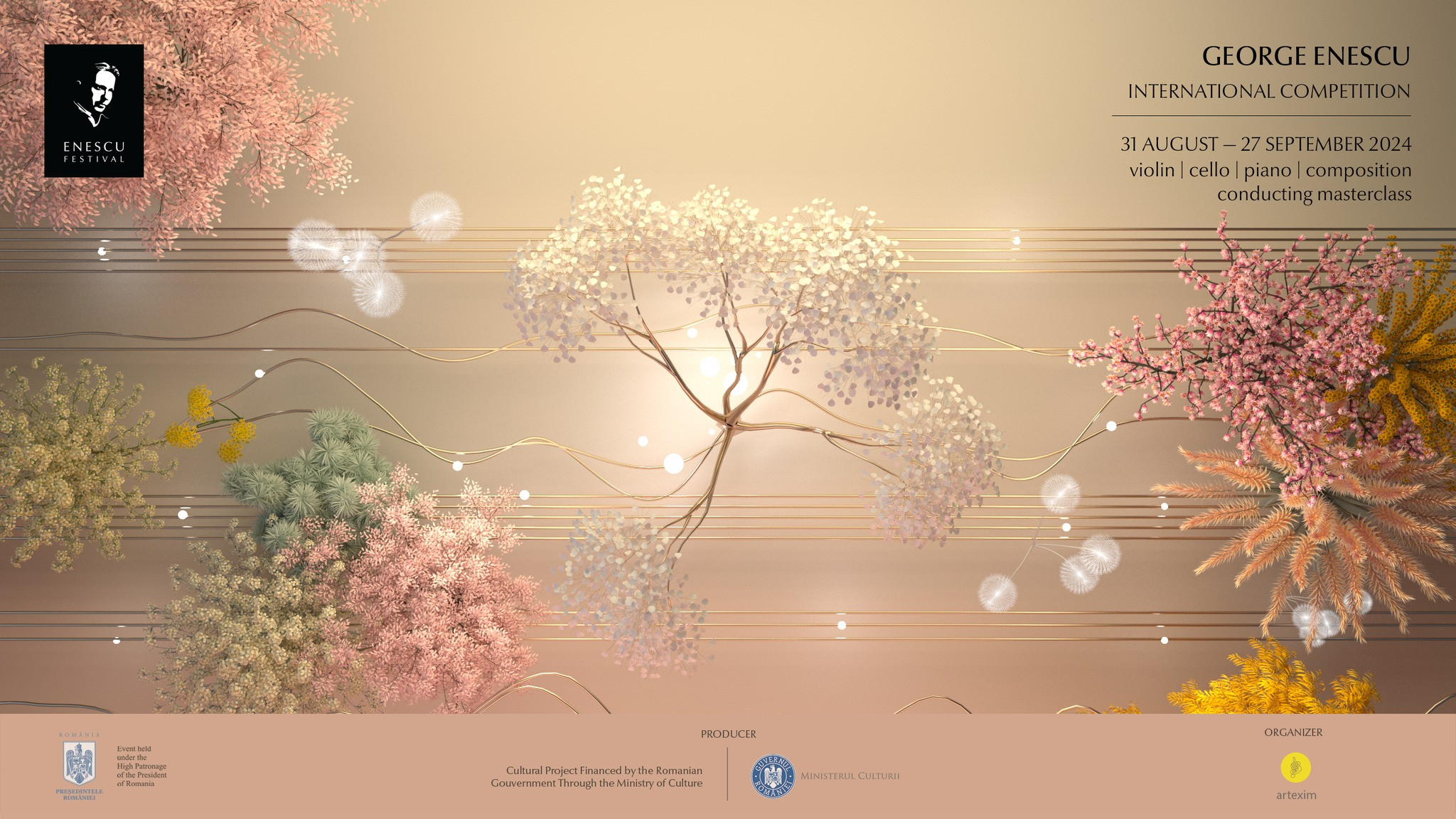 S-au pus în vânzare biletele pentru concertele simfonice din cadrul Concursului Internațional George Enescu 2024