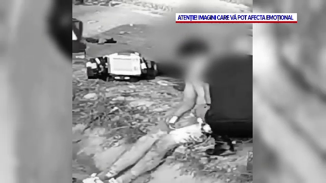 Imagini dramatice filmate după accidentul din Bistrița-Năsăud. Șoferul de 16 ani a fost aruncat din mașină