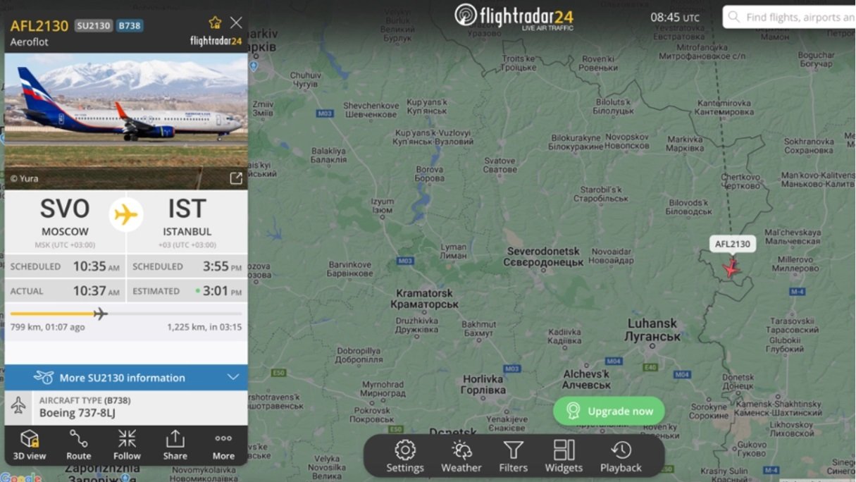 flightradar bahmut