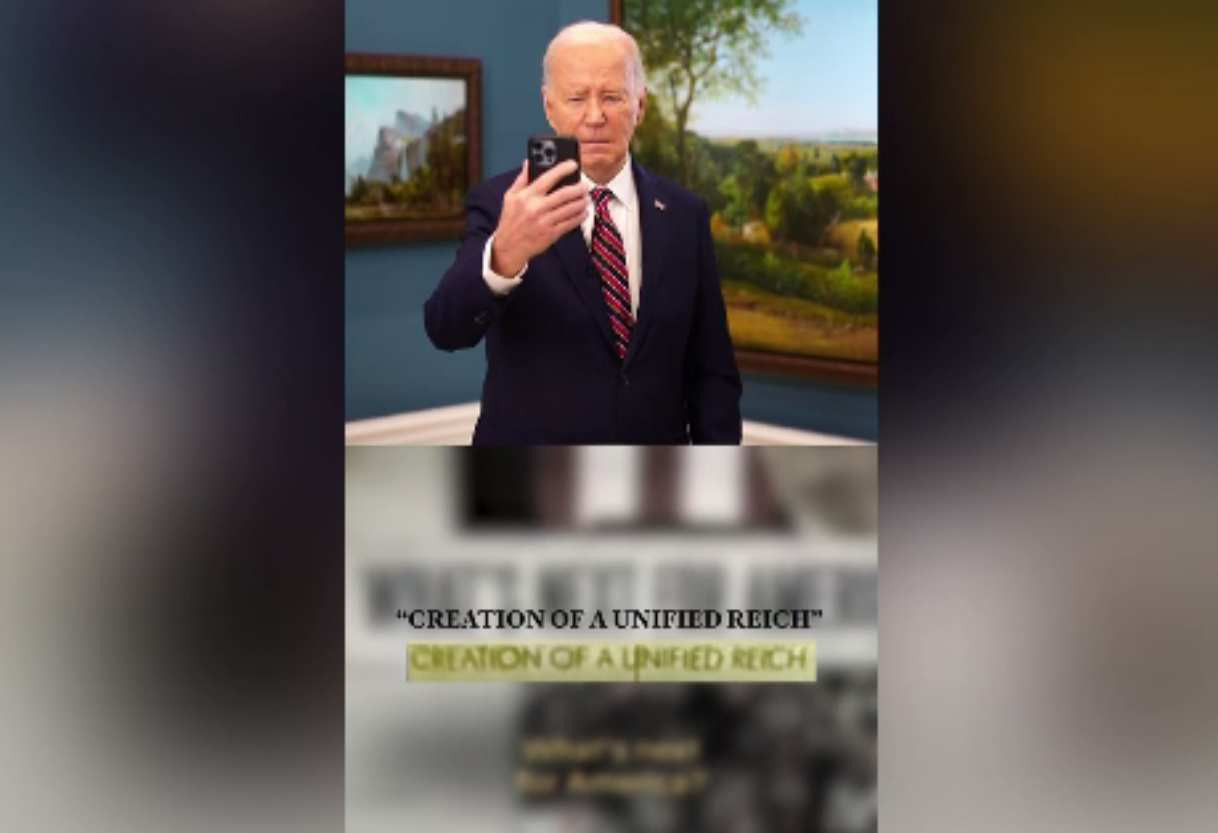 Joe Biden, atac la Donald Trump după ce fostul președinte a afișat un „Reich unificat”. „Ăsta e limbajul lui Hitler”