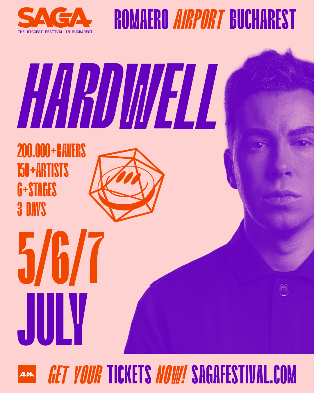 Hardwell și Rita Ora vin la SAGA Festival