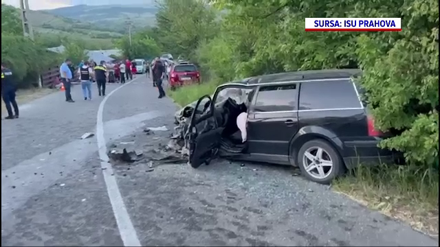 O persoană a murit și alte două au fost rănite după un impact frontal devastator, în Prahova. Greșeala unuia dintre șoferi