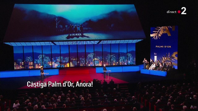 Festivalul de film de la Cannes. Trofeul Palme d’Or i-a revenit peliculei „Anora”, în regia cineastul american Sean Baker