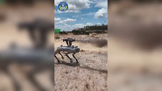 Chinezii au creat câinii-roboți înarmați cu armă automată, care luptă cot la cot cu soldații. Ce autonomie au