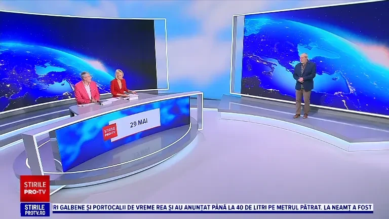 Vremea azi, 29 mai 2024. Ploi torențiale, grindină și furtuni. Unde se vor depăși 40 de litri de apă pe metrul pătrat