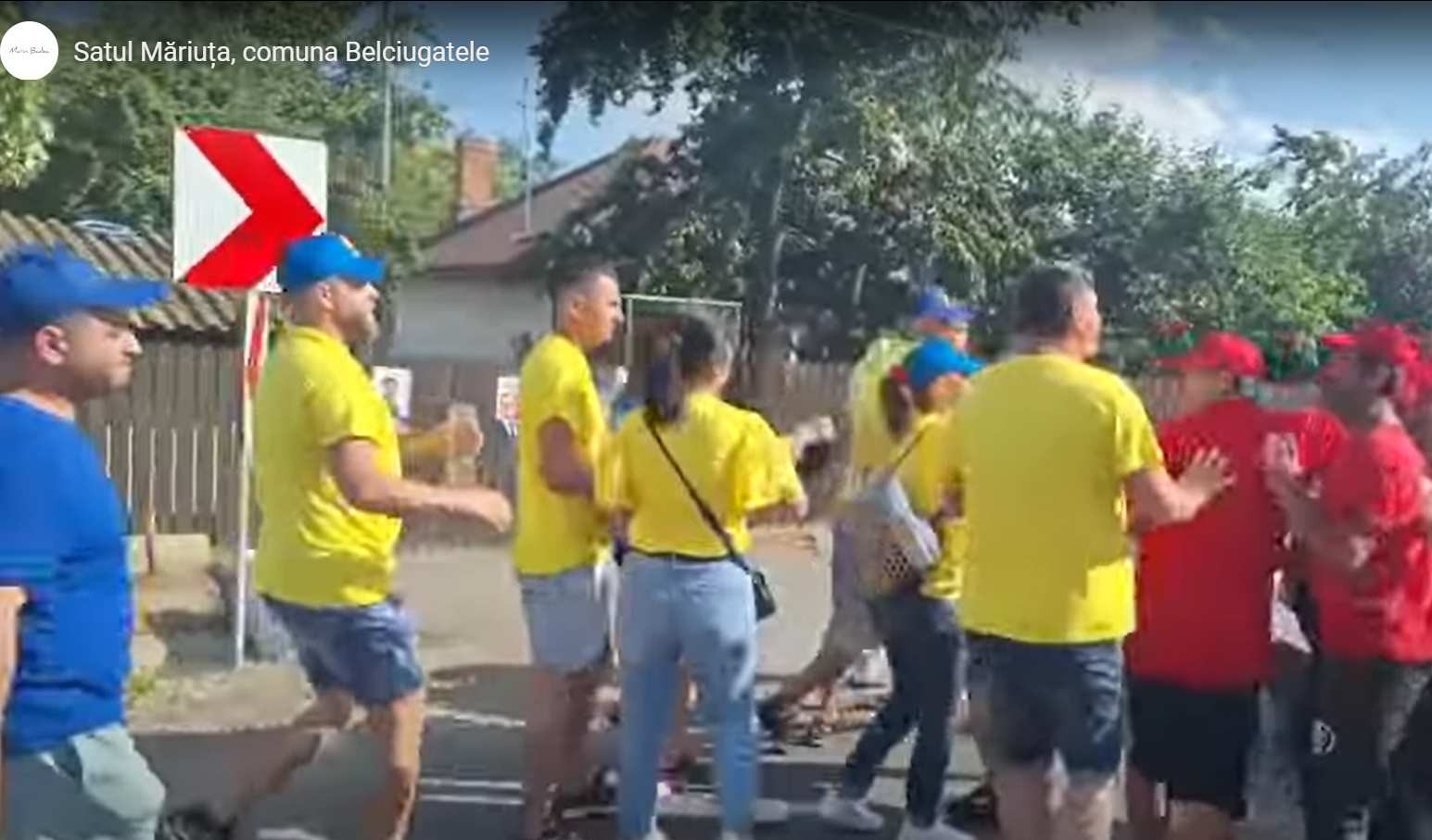 Scandal electoral și bătăi de stradă la Belciugatele. Echipa PSD s-a confruntat dur cu cea a PNL. Poliția a intervenit