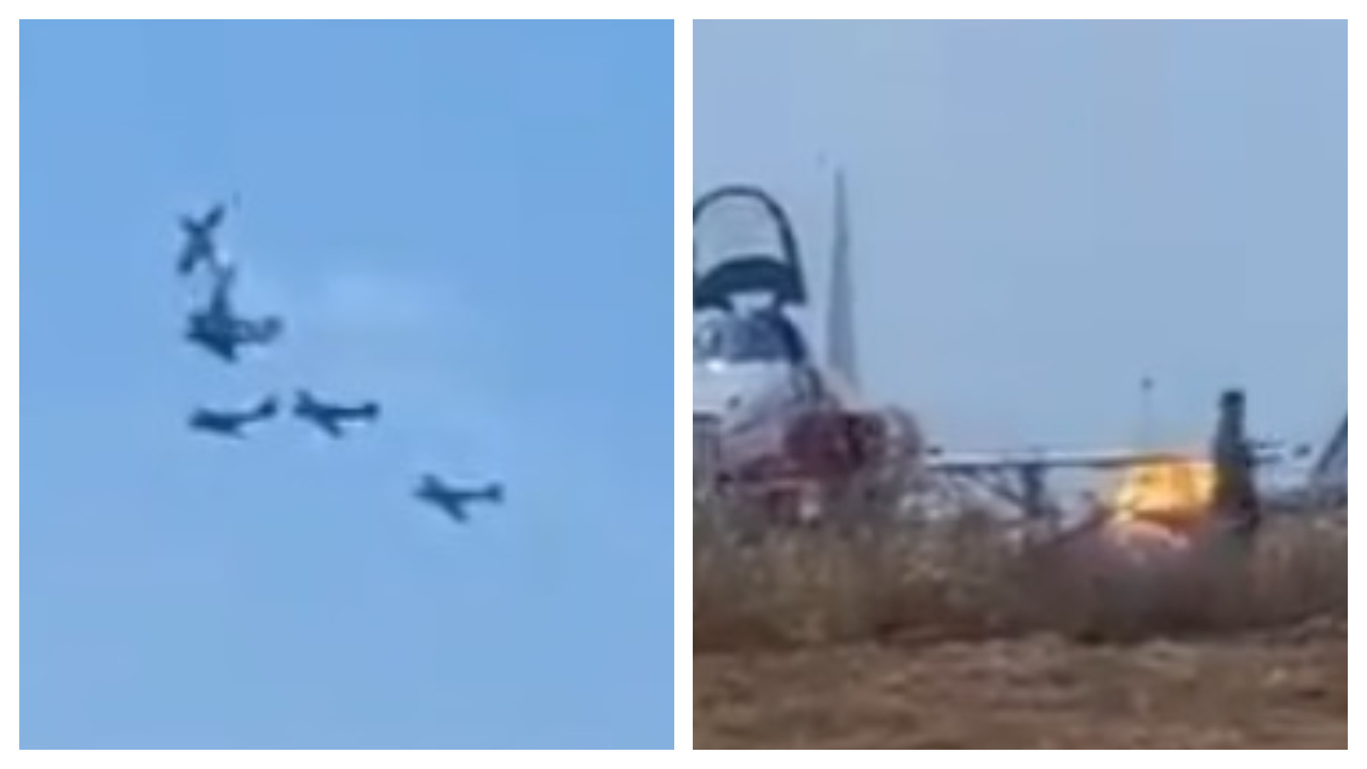 Două avioane de mici dimensiuni s-au ciocnit în aer, în Portugalia. Unul dintre piloți a murit | VIDEO