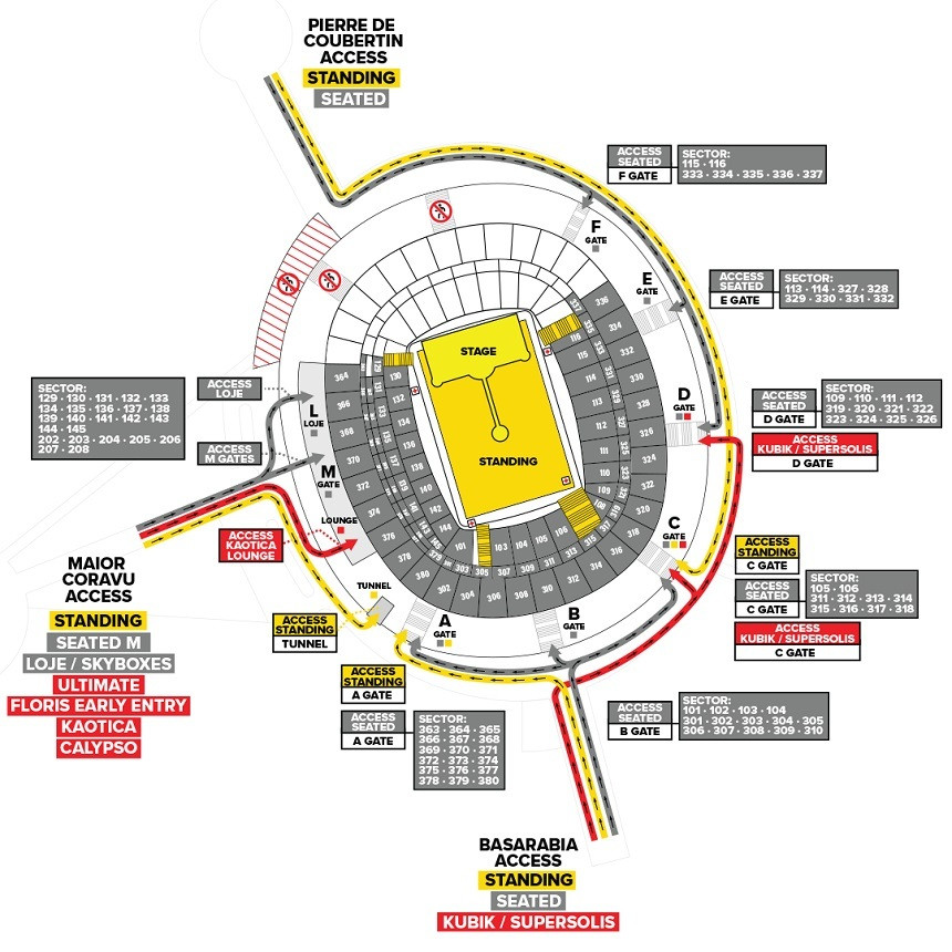 harta concert coldplay