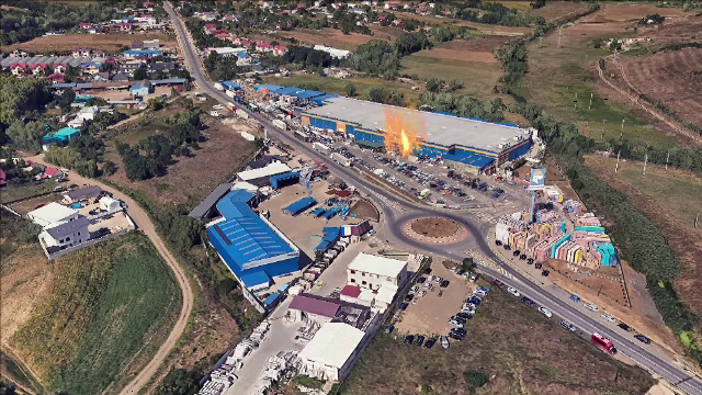 Filmul exploziei de la magazinul Dedeman din Botoșani. Mai mulți angajați au fost găsiți sub dărâmături