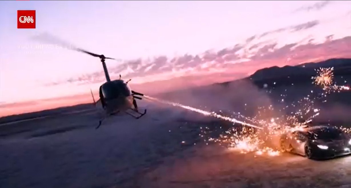 Ce a pățit un influencer după ce a tras cu artificii dintr-un elicopter într-un Lamborghini VIDEO