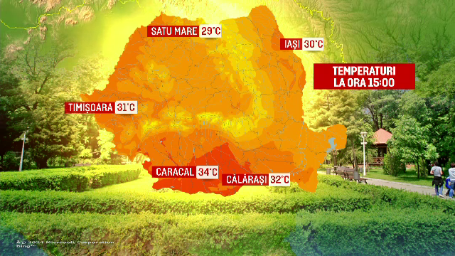 România se află sub o ”cupolă de foc”, care a cuprins și alte țări din Europa. Este doar primul val de caniculă