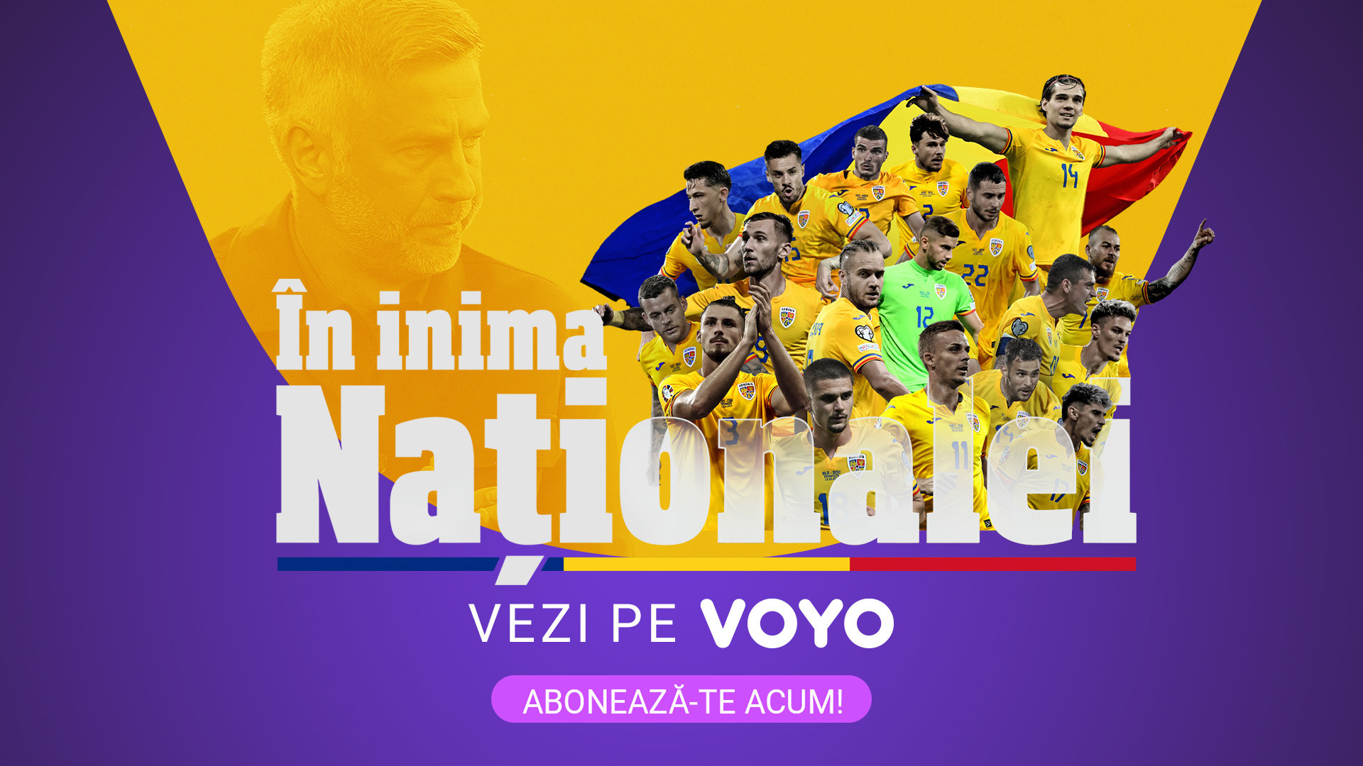 Ia cu tine în vacanță cel mai mare spectacol fotbalistic al anului. EURO 2024 va putea fi urmărit la PRO TV și pe VOYO