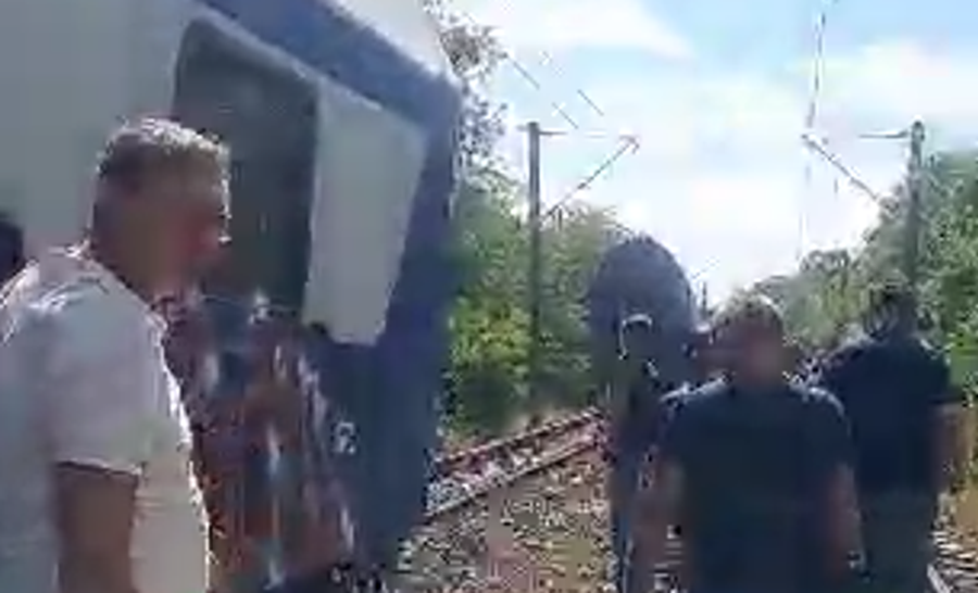 Accident feroviar în Teleorman. A fost activat Planul Roşu de Intervenţie