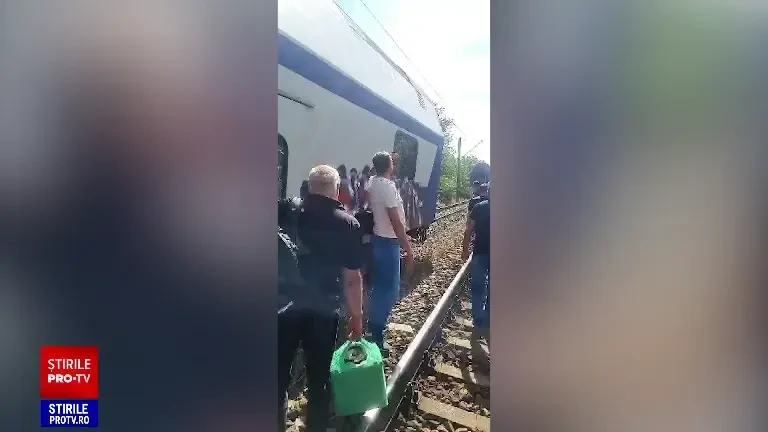 Accident feroviar în Teleorman. A fost activat Planul Roşu de Intervenţie