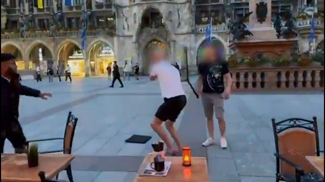 Scandal înainte de primul meci de la EURO 2024. Suporterii au aruncat cu scaune la Munchen. VIDEO