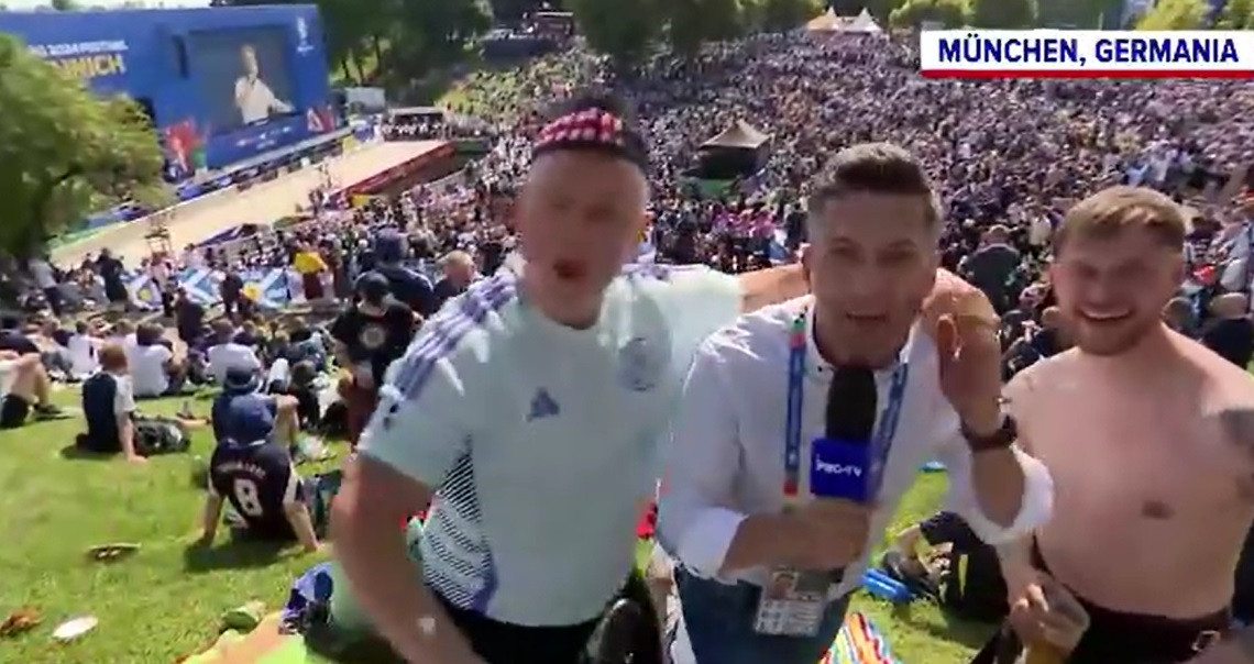 EURO 2024 | Celebra „Tartan Army” a invadat Munchenul. Fanii Scoției au început deja petrecerea în Germania