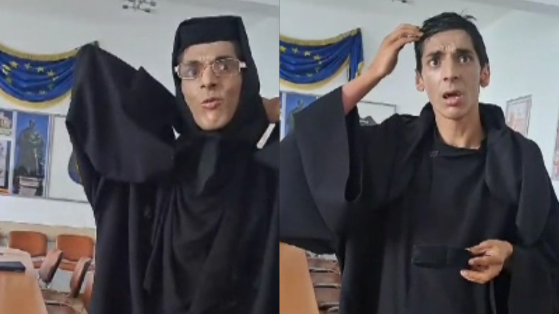 Cerșetor deghizat în măicuță, prins lângă catedrala din Iași. În ce orașe a mai păcălit credincioșii