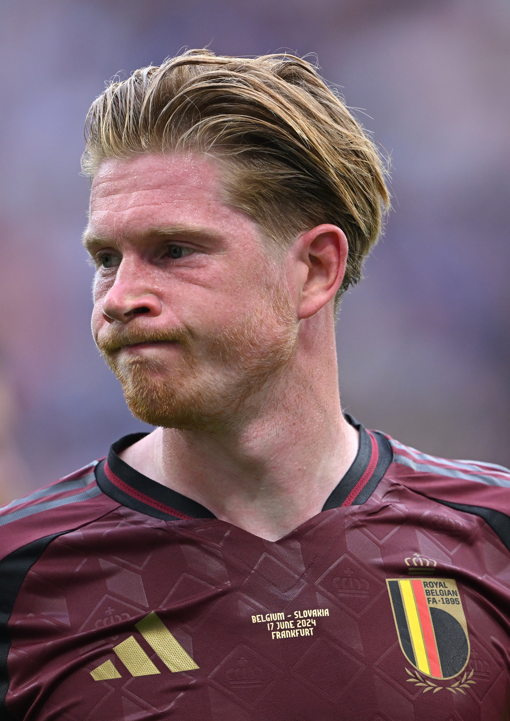 Fotbalistul Kevin De Bruyne şi-a consolat copiii în lacrimi după înfrângerea în faţa Slovaciei