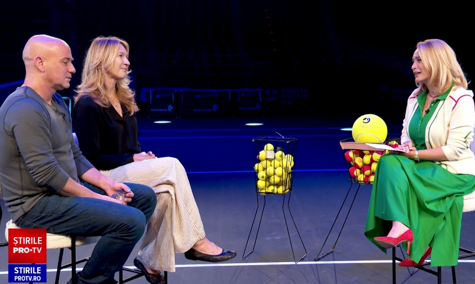 “Românii sunt niște oameni foarte calzi”. Andre Agassi și Steffi Graf, interviu-eveniment cu Andreea Esca