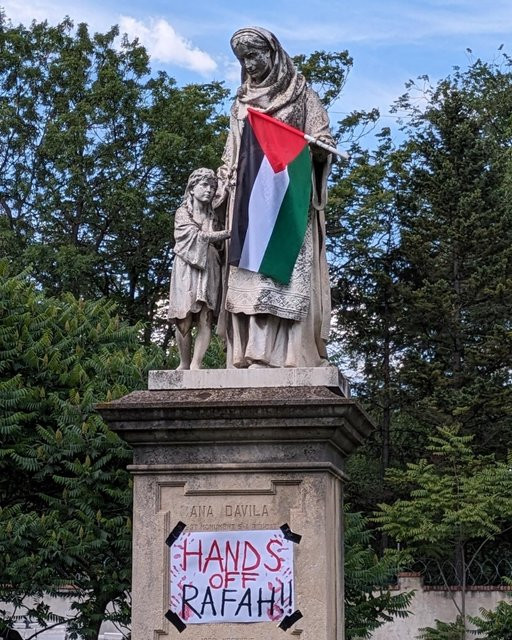 Manifestație pro-Palestina Universitatea București