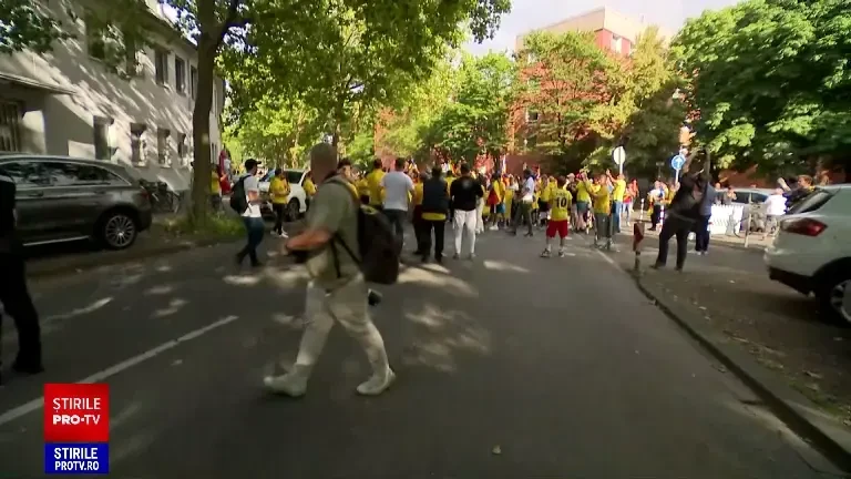 Belgia - România. Marșul suporterilor români din Koln. 15.000 de tricolori susțin naționala pe stadion GALERIE FOTO