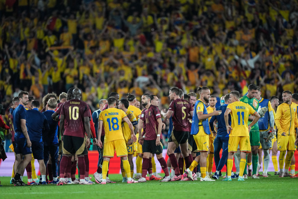 Reacția tricolorilor după ce Rom&acirc;nia a fost &icirc;nfr&acirc;ntă de Belgia cu 2-0 la EURO 2024 / GETTY