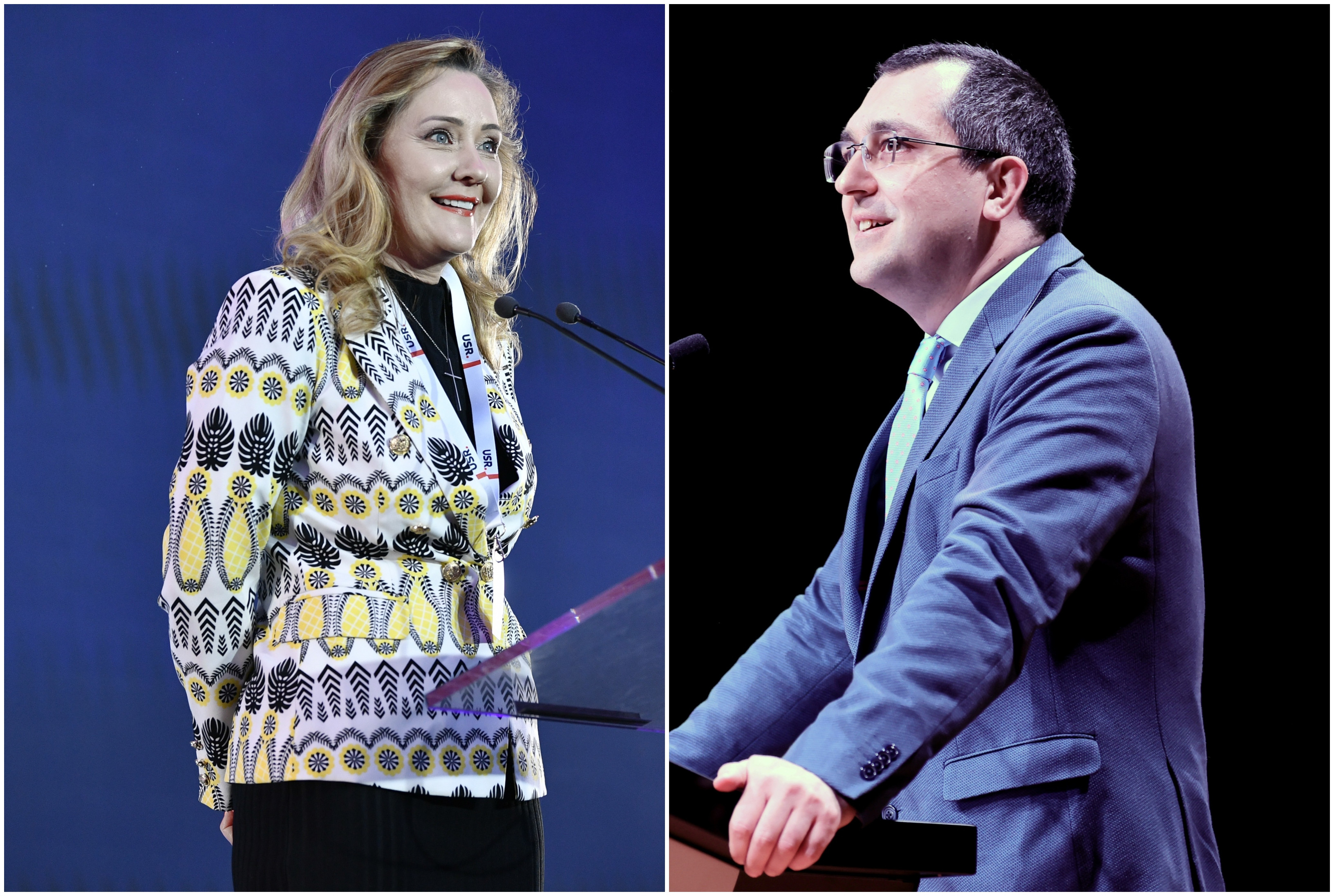 Elena Lasconi contra Vlad Voiculescu. Surse: Care sunt taberele din USR care încearcă să preia puterea după demisia lui Drulă