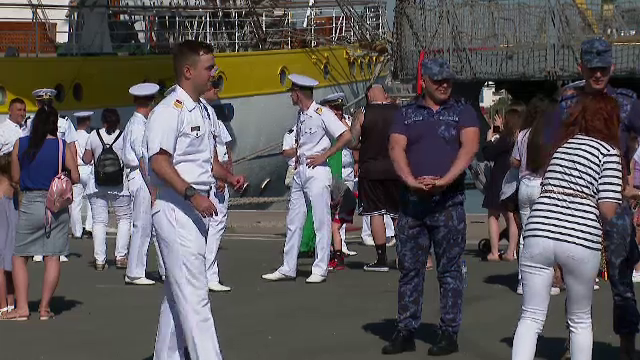 Nava-școală Mircea a plecat într-un nou voiaj de instrucție. 100 de cadeți, români și străini, se află la bord