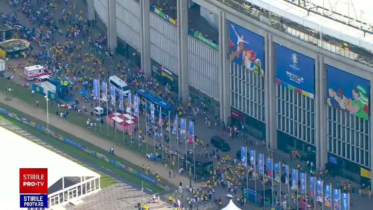 Cum a fost primită naționala României pe arena din Frankfurt